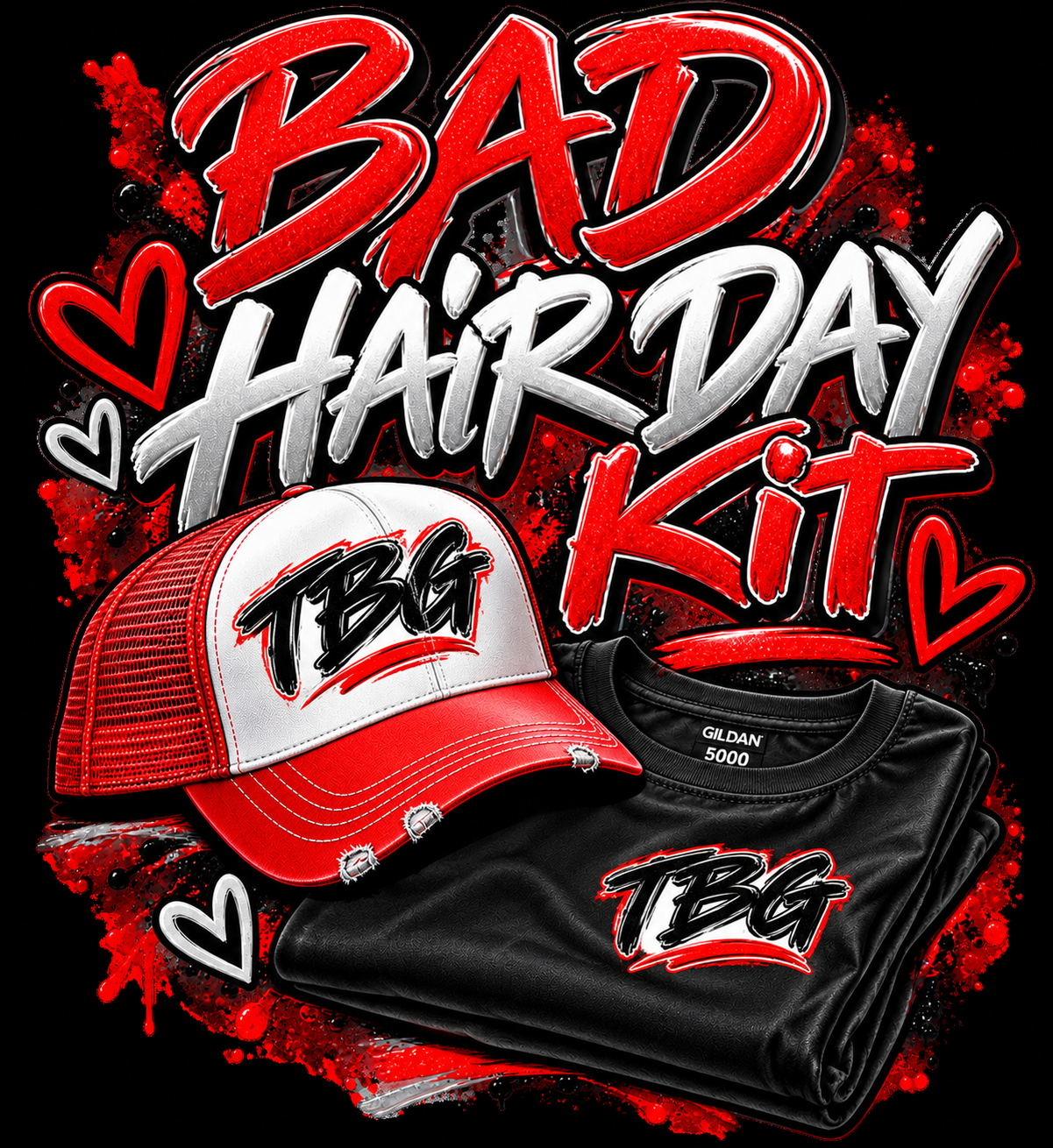 Bad Hair Day Kit 3 Teez By G design