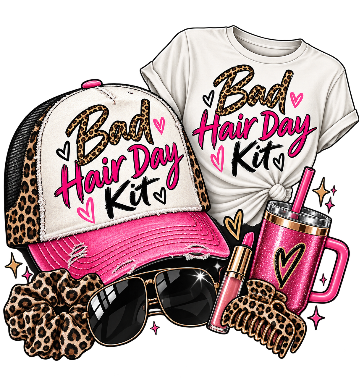 Bad Hair Day Kit Teez By G design