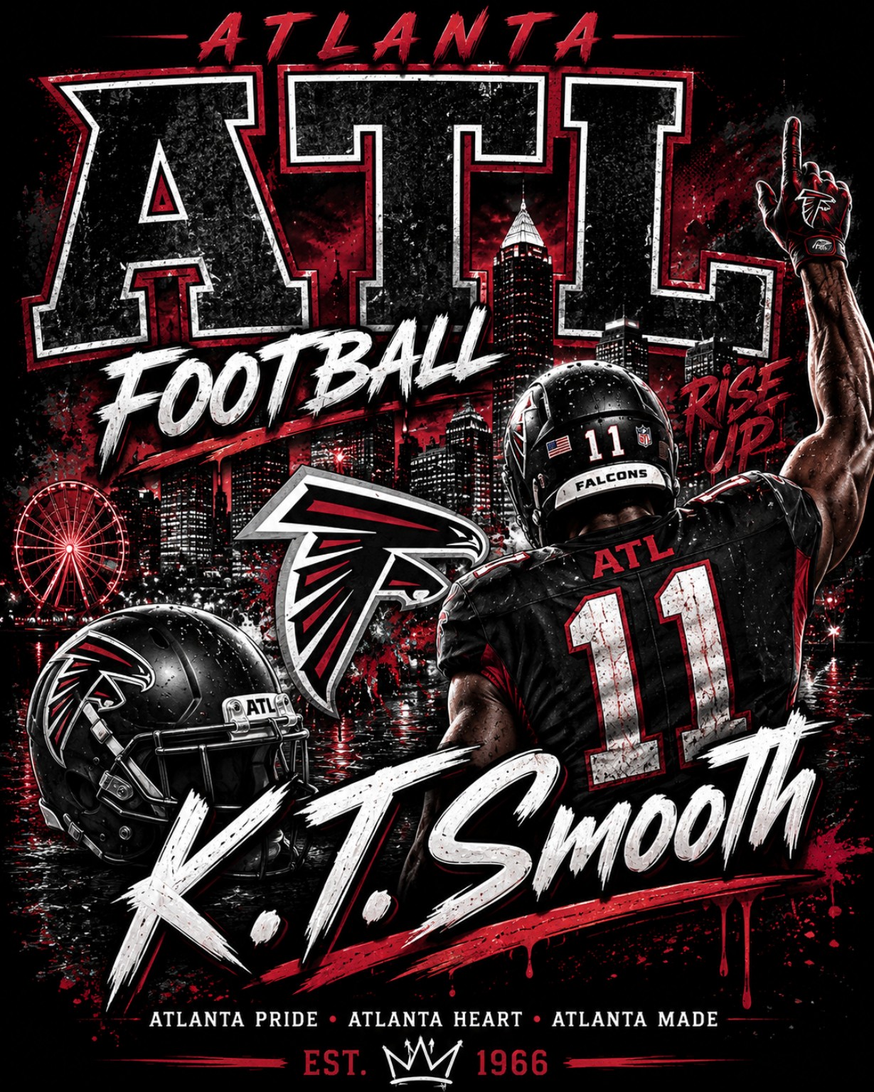 KT Smooth ATL Falcon Teez By G sports design