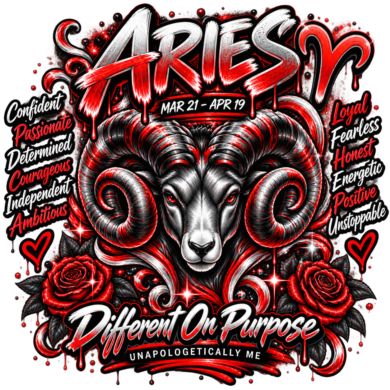 Aries Teez By G zodiac design