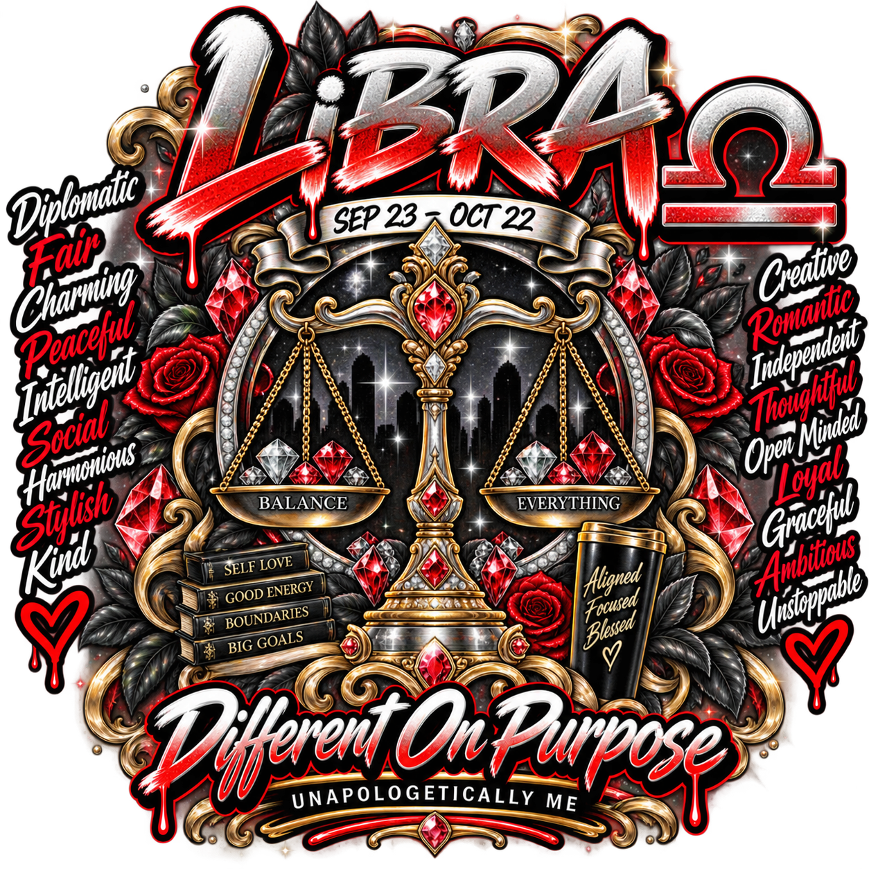 Libra Teez By G zodiac design