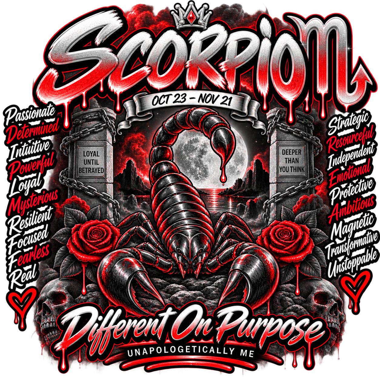 Scorpio Teez By G zodiac design